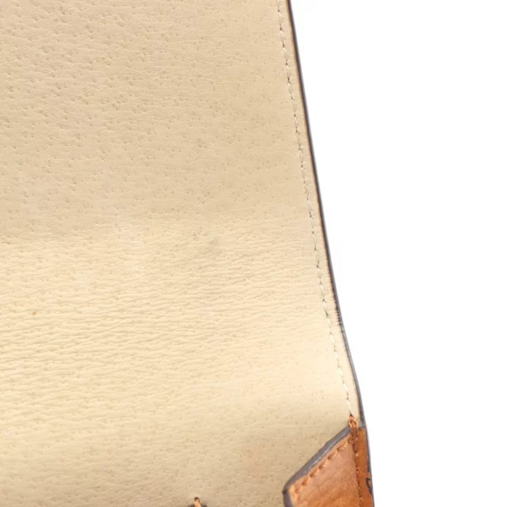 Mcm Brown Bag Visetos Canvas Multicolor Shoulder Rait Leather - Picture 5 of 8